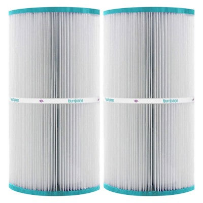  Hurricane 2 Pack HF5601-01 Advanced Spa Filter Cartridge Replacement For PJW-23, Unicel C-5601, Filbur FC-1330, Aero, Caressa, Closed Top