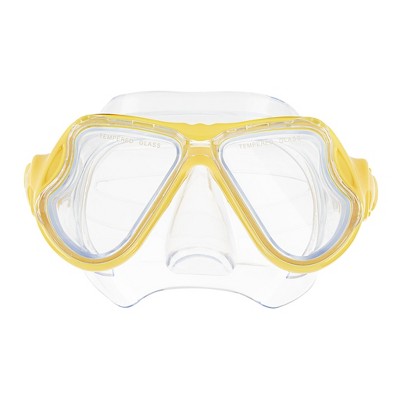  Hawaii Divers Beluga Jr Snorkel Mask – Yellow (Unisex | Ages 8+)