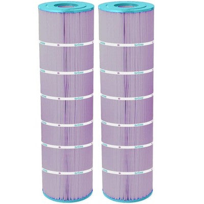  Hurricane 2 Pack HF8418-01P Platinum Purple Spa Filter Cartridge Replacement For PJANCS200, Unicel C-8418, Filbur FC-0823, Jandy Industries CS 200