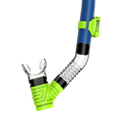  Speedo Junior Reefscout Mask & Snorkel Set - Blue/Green: Ages 6-14, Polycarbonate