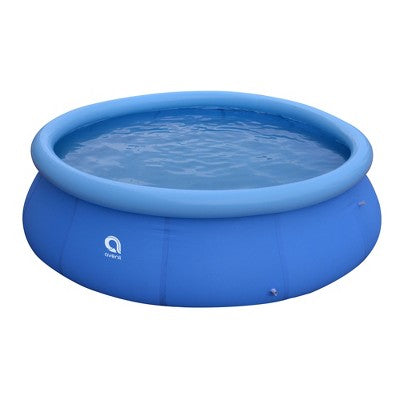  JLeisure Avenli 17808 12 Foot X 30 Inch 2 To 3 Person Capacity Prompt Set Above Ground Kids Inflatable Outdoor Backyard Kiddie Swimming Pool, 2 Pack