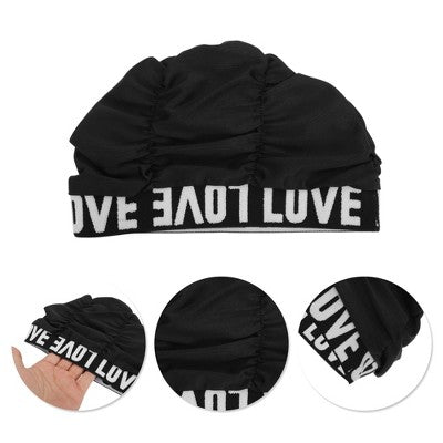  Unique Bargains Spandex Pleated Style Swimming Cap 1 Pc