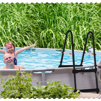  Funsicle SureStep 3 Stair Outdoor Above Ground Swimming Pool Ladder