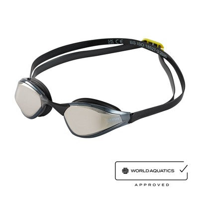  FINIS Mach 1 Low-Profile Racing Goggles With Carry Bag - 5 Nose Pieces - Swim Cap