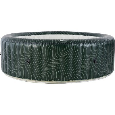  MSpa Meteor Round Bubble Spa With Thermal Cover 245 Gal 164 Electric 110 Volt AC Inflatable Hot Tub