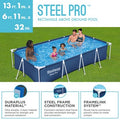  Bestway Deluxe Splash Kids Ground Swimming Pool (Pool Only)