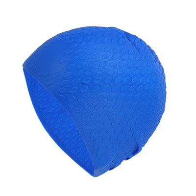  Unique Bargains Silicone Waterproof Embossed Swim Cap 1 Pc