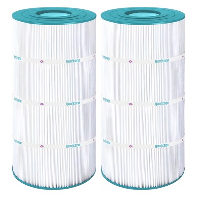 Hurricane Filters Replacement Spa Filter Cartridge For Unicel C-8311, PXST100, Filbur FC-1285, And Hayward X-Stream CC100, White, 2 Pack