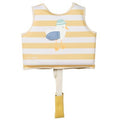  Sunnylife Kids Swim Vest 2-3 - Sid Seagull Mustard Stripe - Pool Jacket
