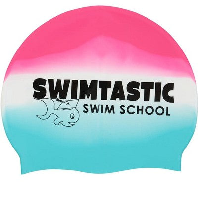 Sporti Swimtastic Multi Color Silicone Swim Cap