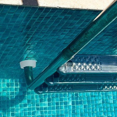  Pool Central Replacement Swimming Pool Ladder Outside Bumper Cap Fitting For Handrails 2.75" - White