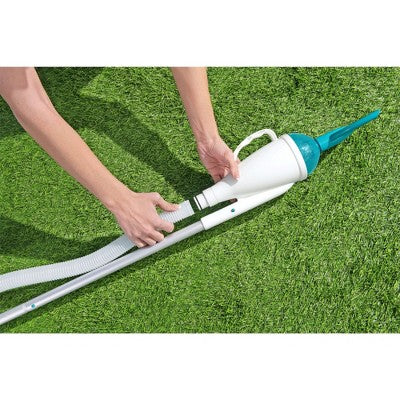  Bestway Flowclear AquaCrawl 88" Pool Vacuum For 15' Above Ground Pools With Removable Debris Bag, Suction Nozzle, Skimmer Head, And Adapters, 2 Pack