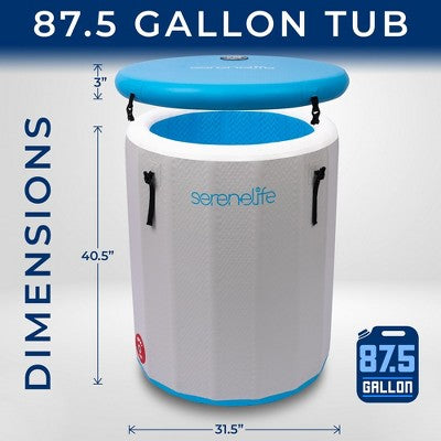  SereneLife Inflatable Cold Plunge Tub