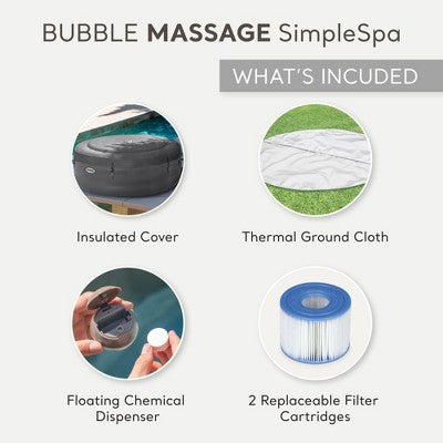  Intex SimpleSpa Bubble Massage Inflatable