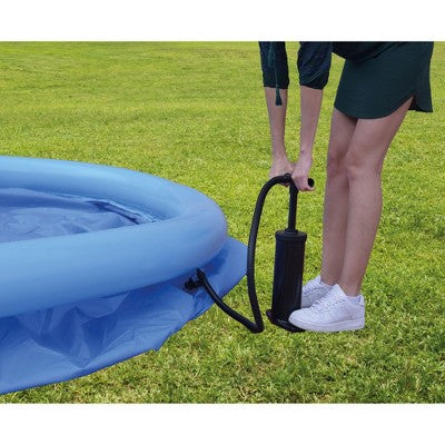  JLeisure Avenli 17808 12 Foot X 30 Inch 2 To 3 Person Capacity Prompt Set Above Ground Kids Inflatable Outdoor Backyard Kiddie Swimming Pool, 2 Pack