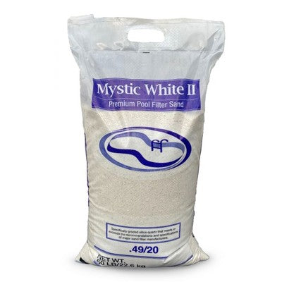  Funsicle 12 Inch Above Ground Swimming Pool 1600 GPH Sand Filter Pump Bundled With US Silica Mystic White II Premium 50 Pound Filter Sand Bag