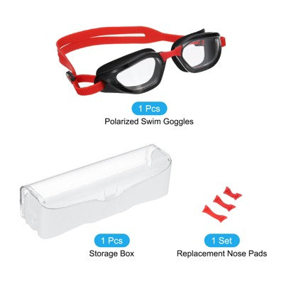  Unique Bargains PC Clear Vision Adult Water Sports Surfing Swimming Goggle