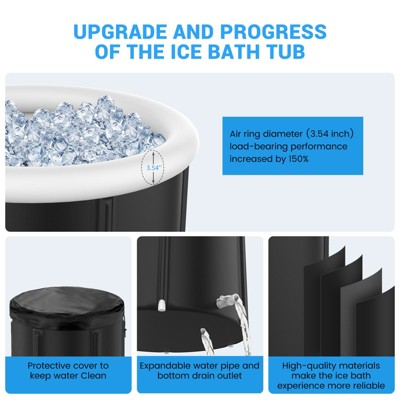  Mojgar 105 Gal Cold Plunge Tub Portable Ice Bath Tub For Athletes And Plunge Tub