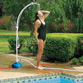  Pool Master Portable Poolside Standard Shower And Foot Rinse Station 81" - White/Blue