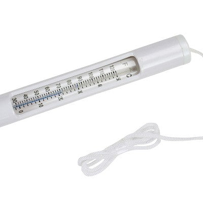  Northlight 6.75" White Round Swimming Pool Thermometer With White Cord