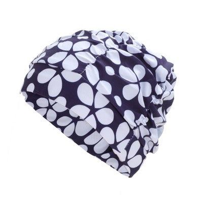  Unique Bargains Nylon Floral Pattern Swimming Cap 1 Pc