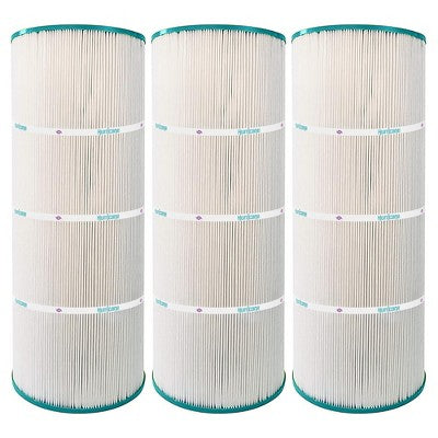  Hurricane 3 Pack HF8610-01 Advanced Pool Filter Cartridge Replacement For PA100, Unicel C-8610, Filbur FC-1290, Hayward Star Clear II C1100