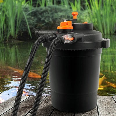  VEVOR Bio Pressure Pond Filter, Up To 3200 Gallons, With 13W UV-C Light, 2630 GPH, Pressurized Biological Pond Filter System Filtration Equipment