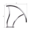  30" X 30" Pool Handrail - Sturdy And Safe Swimming Pool Stair Handle For Easy Access - A Pair