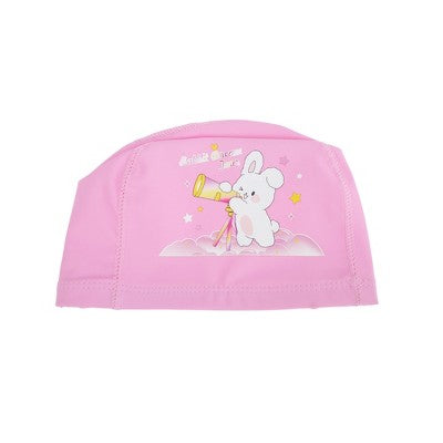  Unique Bargains Kid's Knitted PU Cartoon Binoculars Swim Cap 1 Pc