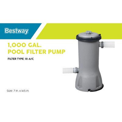  Bestway Flowclear 120V Above Ground Swimming Pool Water Filter Pump
