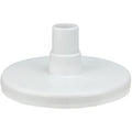  Northlight Round Classic Swimming Pool Vacuum Plate 6.25" - White