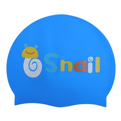  Unique Bargains Kid's Silicone Snail Swim Cap 1 Pc