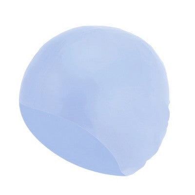  Unique Bargains Silicone Waterproof Solid Color Swim Cap 1 Pc
