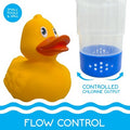  RIPPLE Duck Pool Chlorinator – Holds 3 Tabs, Flow Control For Small Pools & Spas