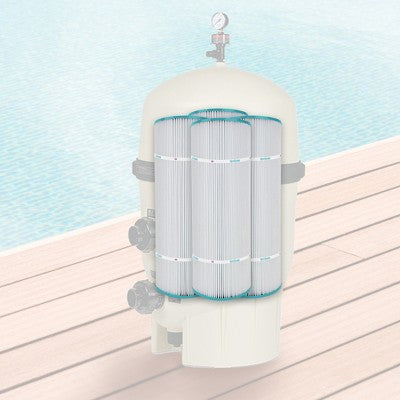 Hurricane 12 Pack HF7470-04 Advanced Pool Filter Cartridge Replacement For PCC80, Unicel C-7470, Filbur FC-1976, Pentair Clean & Clear 320