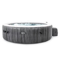  Intex 28441EP PureSpa Plus 6 Person Inflatable Hot Tub Jet Spa & Intex PureSpa Maintenance Accessory Kit With Curved Brush, Mesh Skimmer, And Scrubber