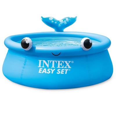  Intex 26102EH Jolly Whale Easy Set 6ft X 20in Inflatable Pool