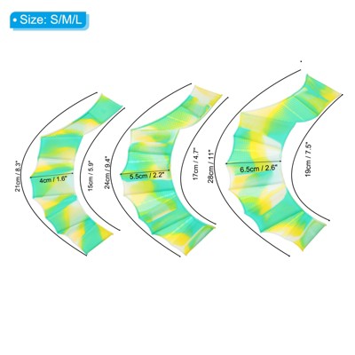  Unique Bargains Silicone Resistance Lightweight Aquatic Webbed Finger Frog Swimming Gloves 3 Pairs