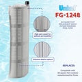  Unicel FG-1248 48 Square Foot Replacement Single DE Grid Swimming Pool Filter