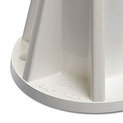  Saftron Polymer 6 Inch Pool Handrails And Ladders Surface Mounting Base (4 Pack)