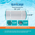  Hurricane HFCOMB-01 Advanced Spa Filter Cartridge Combo Set Of Inner & Outer Filter Replacement For Sundance Series 880 6473-164 And 165