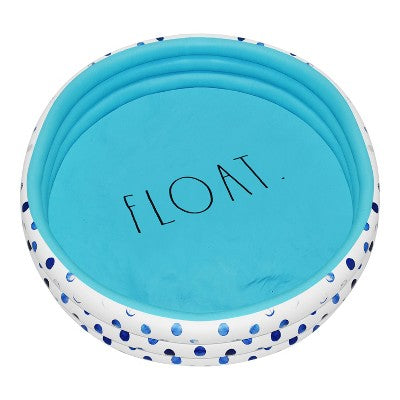  CocoNut Outdoor Rae Dunn 54" Mini/Kiddie Pool - Indigo Polka Dot Patterned