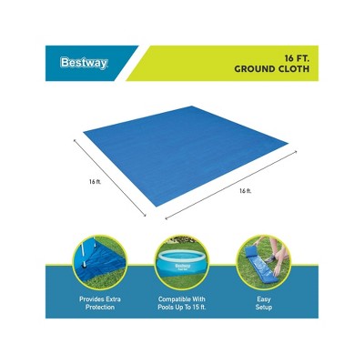 Bestway Flowclear 16\' X 16\' Ground Cloth