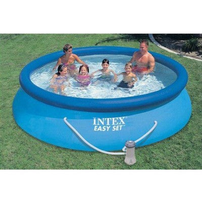  Intex 12ft X 30in Easy Set Pool With 530 GPH Pump & (2 Pack) Filter Cartridge