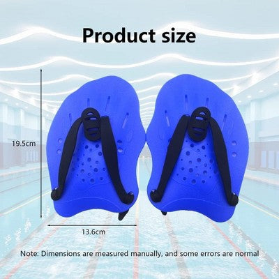  Swimming Hand Paddles With Adjustable Straps – Swim Training Paddles For Adults And Kids, 1 Pair