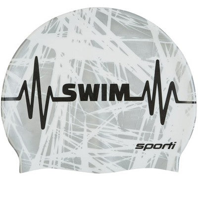  Sporti Swim Beat Silicone Swim Cap