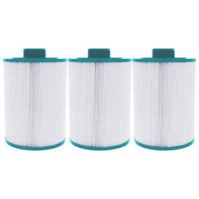  Hurricane 3 Pack HF4H23-01 Advanced Spa Filter Cartridge Replacement For PFF25TC-P4, Unicel 4CH-23, Filbur FC-2400, White
