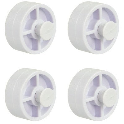  Pool Central Set Of 4 Replacement Wheels For Swimming Pool Vacuums 1.25"