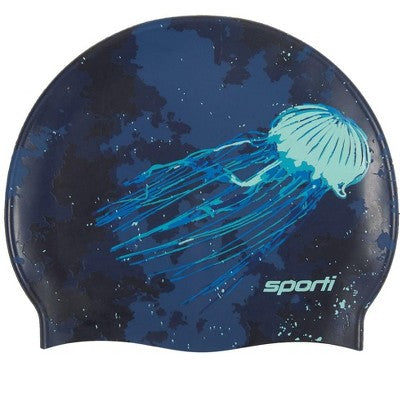  Sporti Sea Jellies Silicone Swim Cap