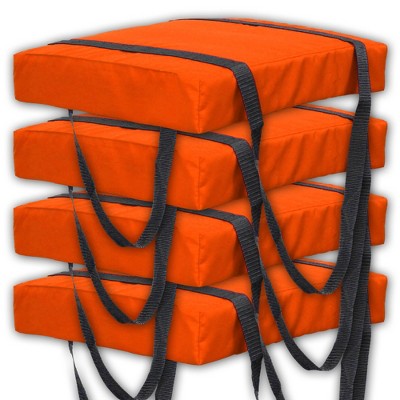  Bradley 4 Pack Type IV Boat Cushion USCG Approved Throwable Flotation Device; Coast Guard Approved Throw Preserver With Foam Cushion